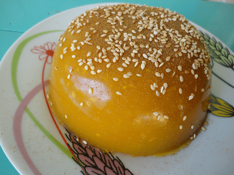 Καντέν (ζελέ) μήλου με χυμό πορτοκάλι και τζίντζερ